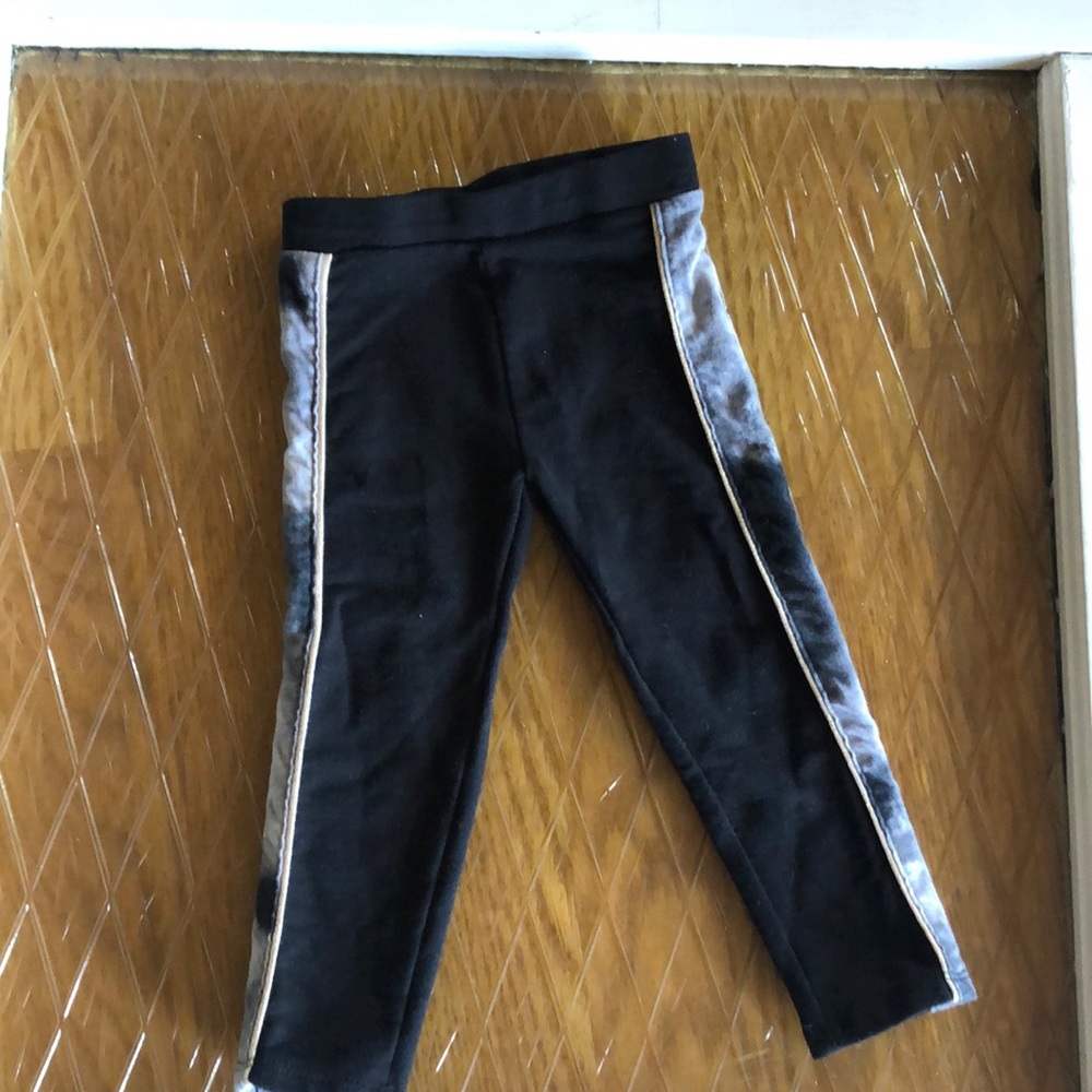 Black w/ Gold Stripe Pant